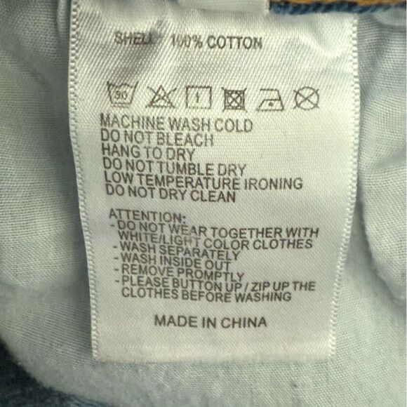 Brandy Melville John Galt Blue Denim A-line Mini Skirt - Picture 5 of 5